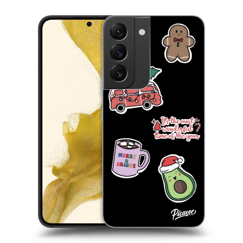 Picasee ULTIMATE CASE für Samsung Galaxy S22 5G - Christmas Stickers