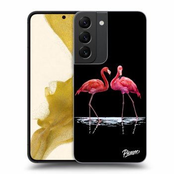 Picasee ULTIMATE CASE PowerShare für Samsung Galaxy S22 5G - Flamingos couple