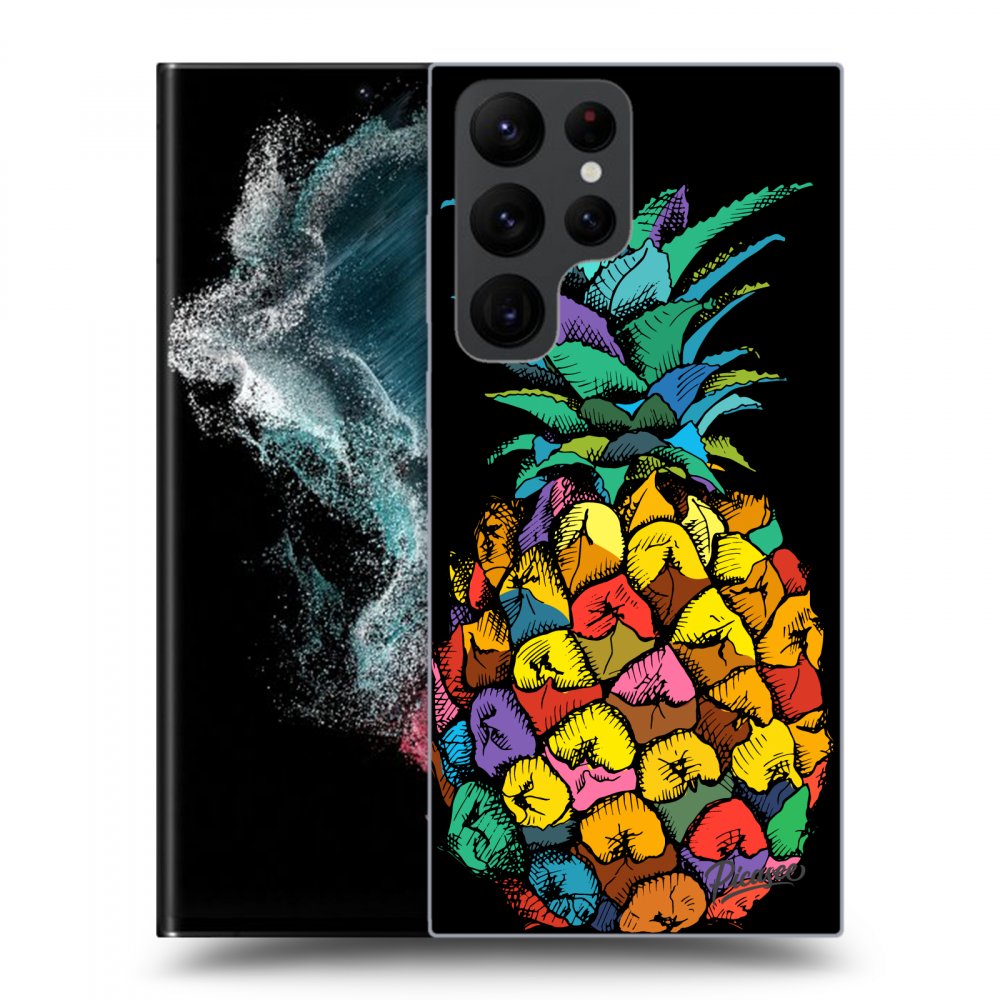 Picasee ULTIMATE CASE PowerShare für Samsung Galaxy S22 Ultra 5G - Pineapple