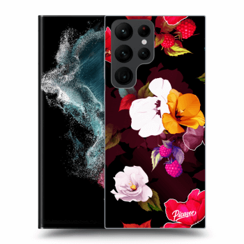 Picasee ULTIMATE CASE PowerShare für Samsung Galaxy S22 Ultra 5G - Flowers and Berries