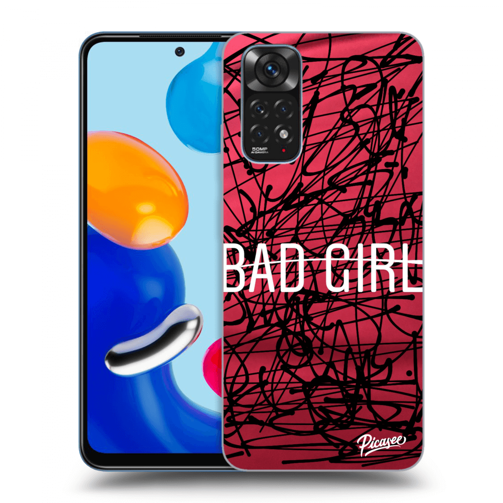 Picasee Xiaomi Redmi Note 11 Hülle - Transparentes Silikon - Bad girl