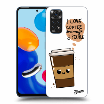 Picasee Xiaomi Redmi Note 11 Hülle - Schwarzes Silikon - Cute coffee
