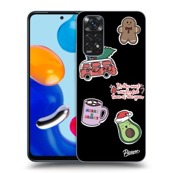 Hülle für Xiaomi Redmi Note 11 - Christmas Stickers