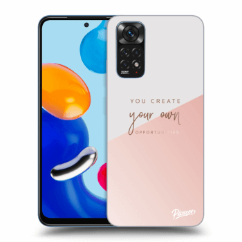 Picasee Xiaomi Redmi Note 11 Hülle - Schwarzes Silikon - You create your own opportunities