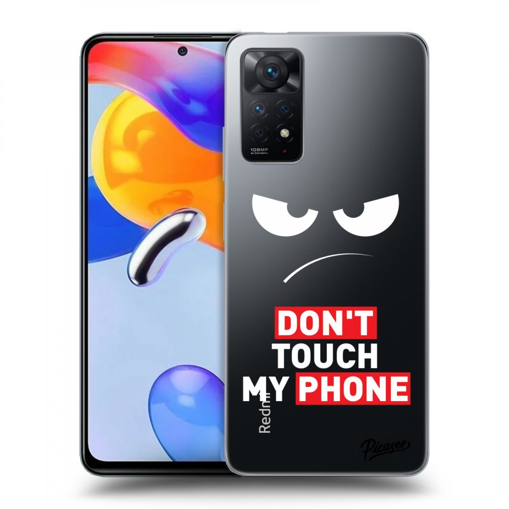 Picasee Xiaomi Redmi Note 11 Pro Hülle - Transparentes Silikon - Angry Eyes - Transparent