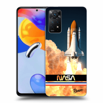 Picasee Xiaomi Redmi Note 11 Pro Hülle - Schwarzes Silikon - Space Shuttle