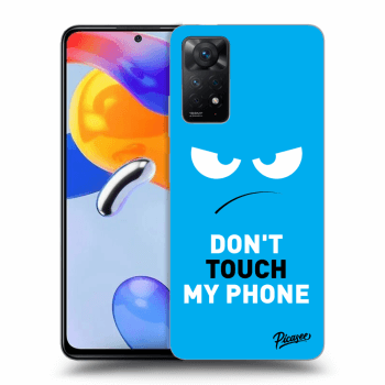 Picasee Xiaomi Redmi Note 11 Pro Hülle - Transparentes Silikon - Angry Eyes - Blue