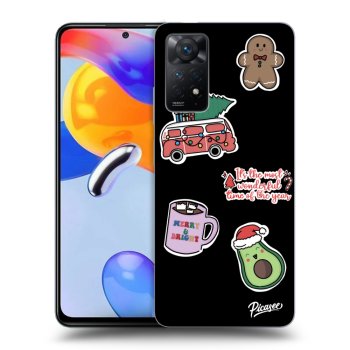 Hülle für Xiaomi Redmi Note 11 Pro - Christmas Stickers