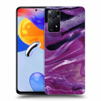 Hülle für Xiaomi Redmi Note 11 Pro - Purple glitter