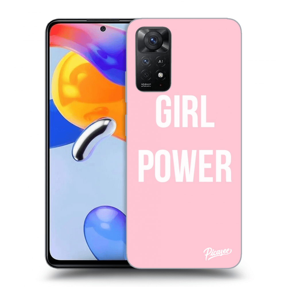 Picasee Xiaomi Redmi Note 11 Pro 5G Hülle - Transparentes Silikon - Girl power