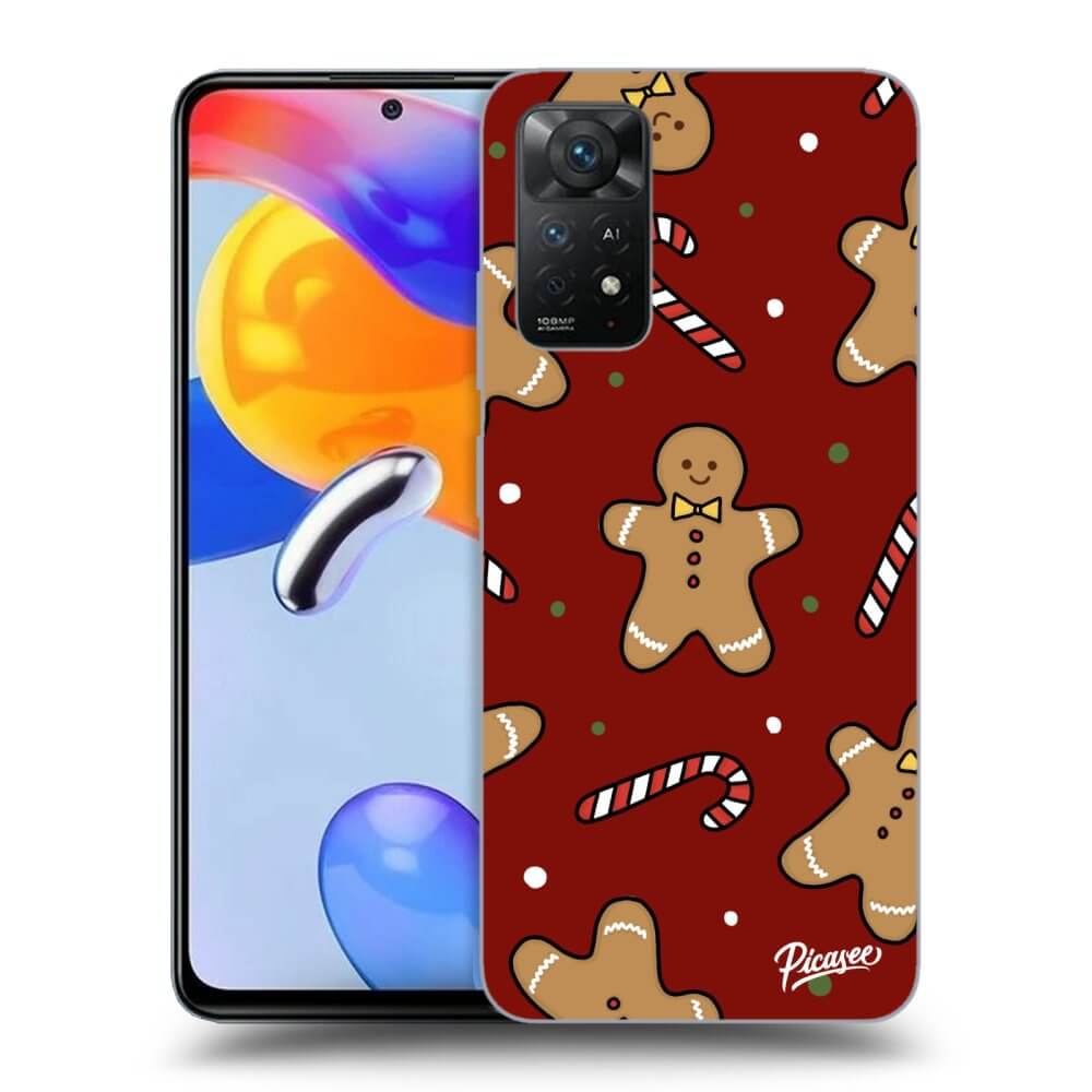 Picasee Xiaomi Redmi Note 11 Pro 5G Hülle - Transparentes Silikon - Gingerbread 2