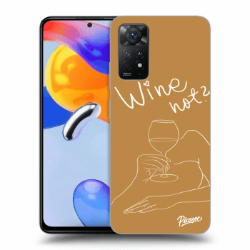 Picasee Xiaomi Redmi Note 11 Pro 5G Hülle - Transparentes Silikon - Wine not