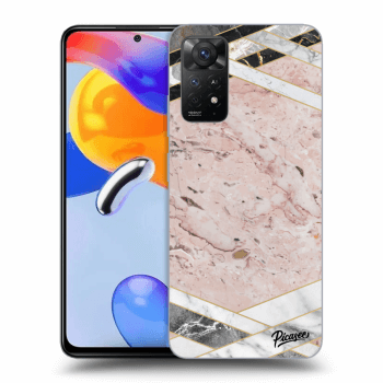 Hülle für Xiaomi Redmi Note 11 Pro 5G - Pink geometry