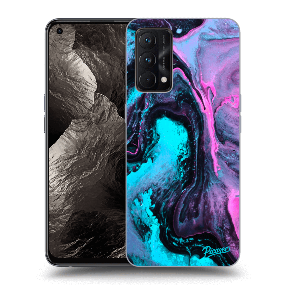 Picasee Realme GT Master Edition 5G Hülle - Schwarzes Silikon - Lean 2