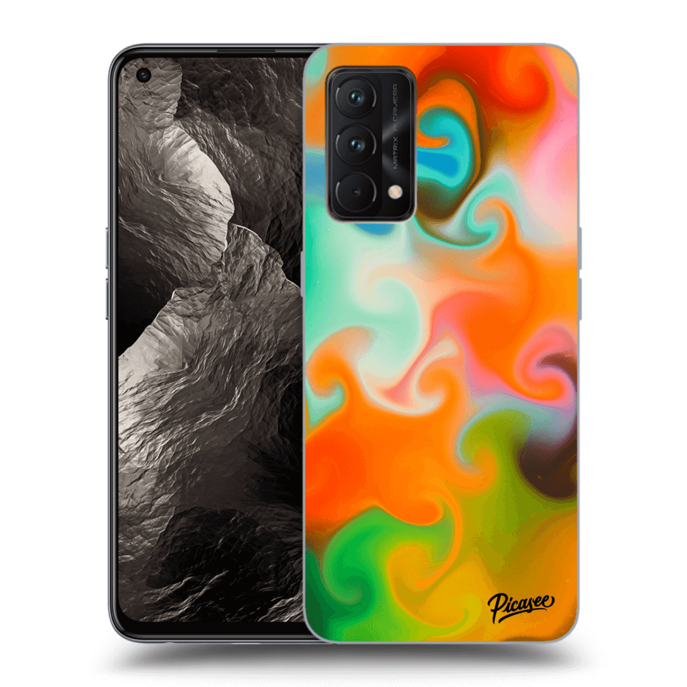 Picasee Realme GT Master Edition 5G Hülle - Schwarzes Silikon - Juice