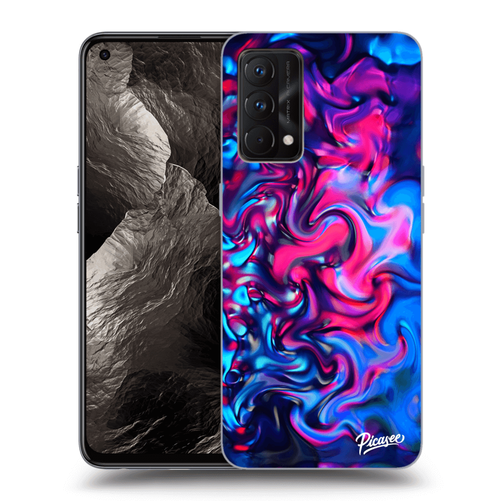 Picasee Realme GT Master Edition 5G Hülle - Schwarzes Silikon - Redlight
