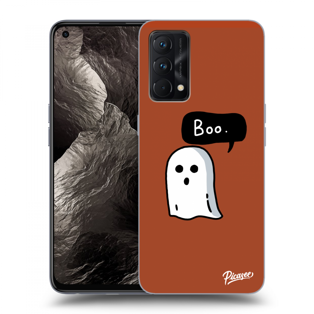 Picasee Realme GT Master Edition 5G Hülle - Schwarzes Silikon - Boo