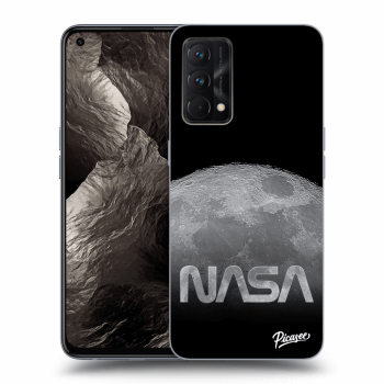 Picasee Realme GT Master Edition 5G Hülle - Schwarzes Silikon - Moon Cut