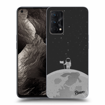 Picasee Realme GT Master Edition 5G Hülle - Schwarzes Silikon - Astronaut