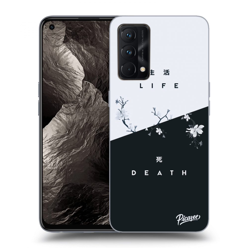 Picasee Realme GT Master Edition 5G Hülle - Schwarzes Silikon - Life - Death