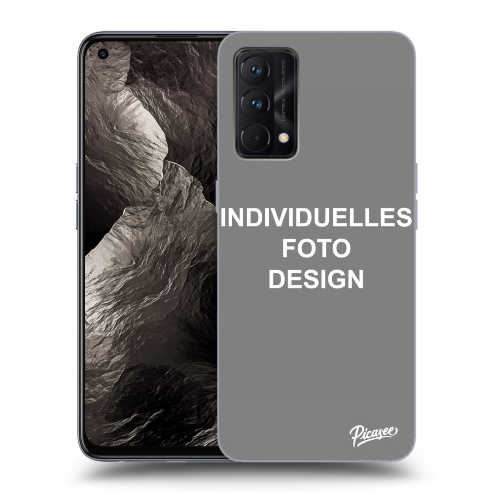 Picasee Realme GT Master Edition 5G Hülle - Schwarzes Silikon - Individuelles Fotodesign