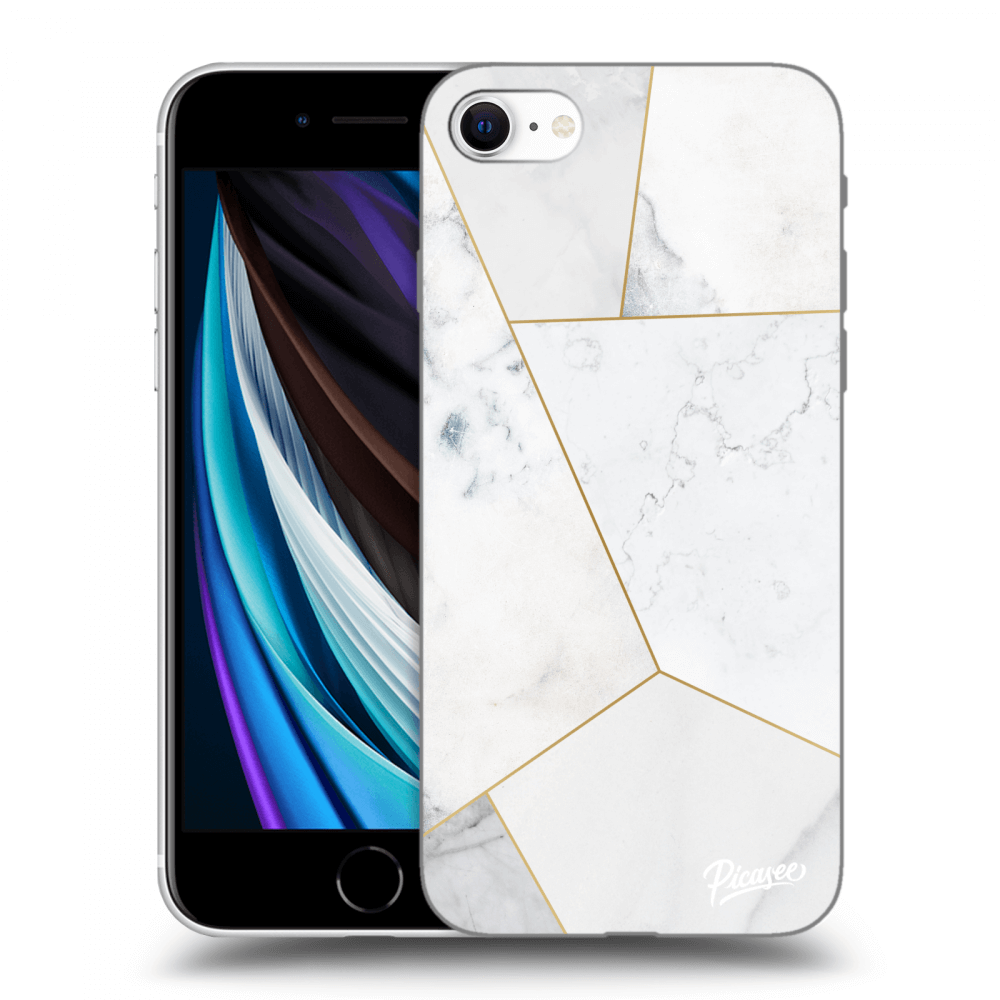 Picasee ULTIMATE CASE für Apple iPhone SE 2022 - White tile