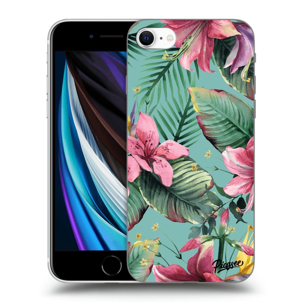 Picasee Apple iPhone SE 2022 Hülle - Schwarzes Silikon - Hawaii