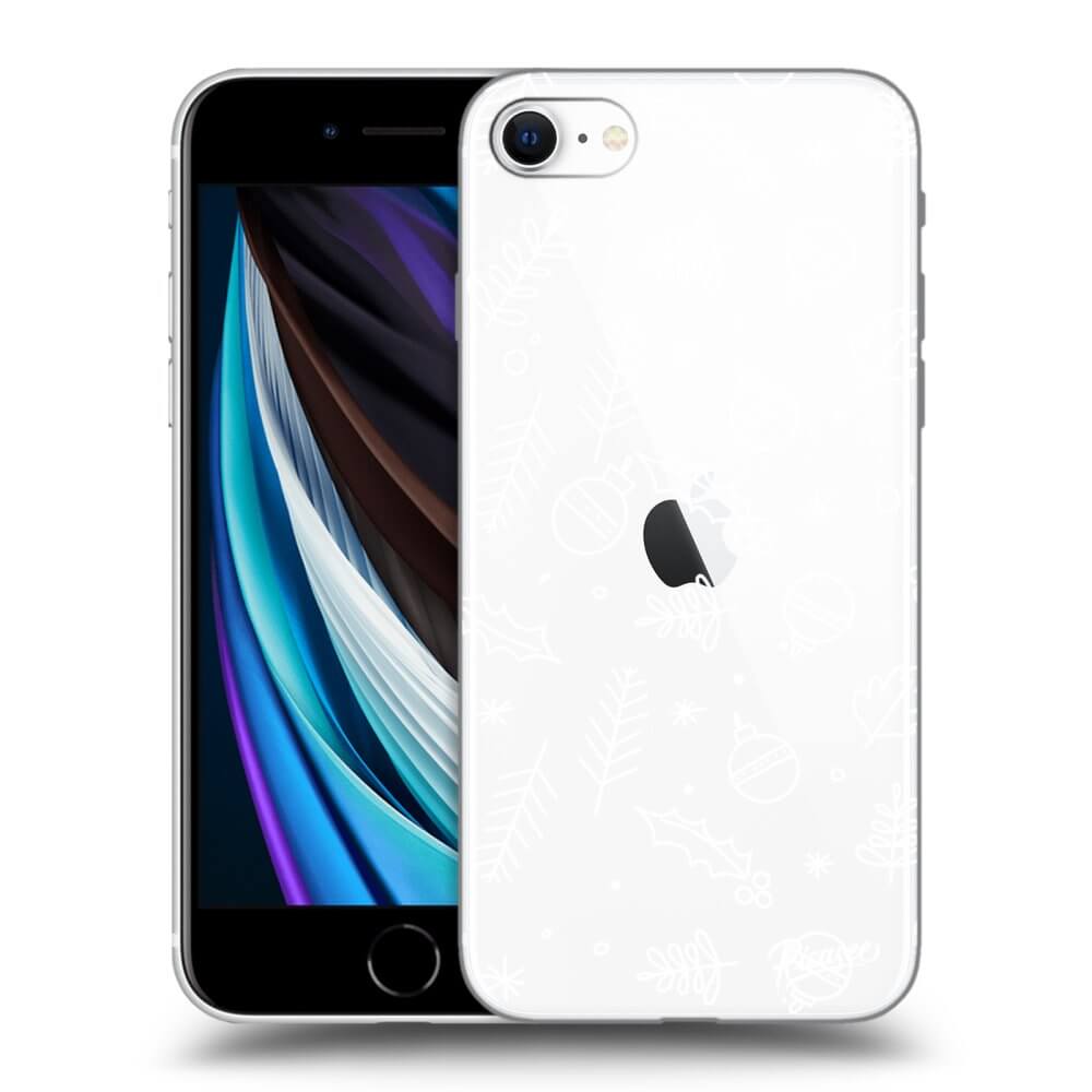 Picasee Apple iPhone SE 2022 Hülle - Transparentes Silikon - Mistletoe