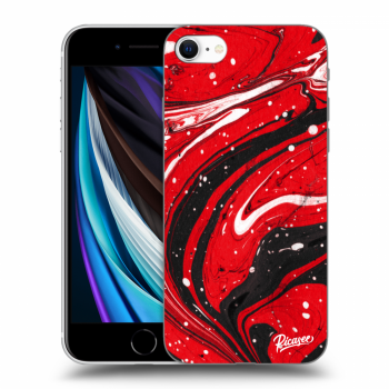 Picasee ULTIMATE CASE für Apple iPhone SE 2022 - Red black