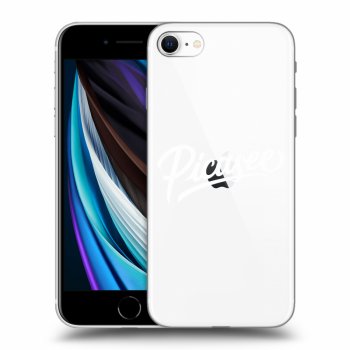 Picasee Apple iPhone SE 2022 Hülle - Transparentes Silikon - Picasee - White