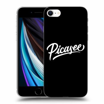 Hülle für Apple iPhone SE 2022 - Picasee - old logo - white