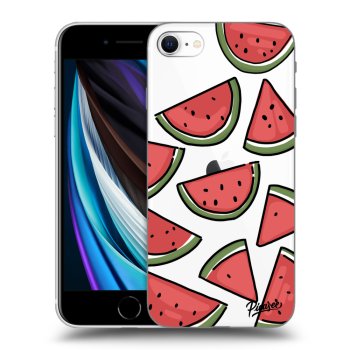 Picasee Apple iPhone SE 2022 Hülle - Transparentes Silikon - Melone