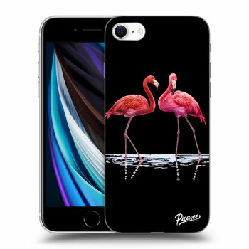 Picasee ULTIMATE CASE für Apple iPhone SE 2022 - Flamingos couple