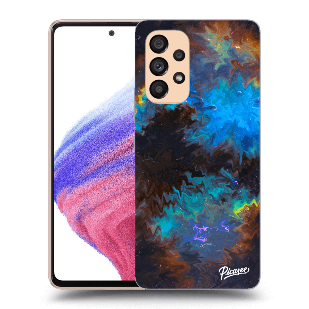 Picasee Samsung Galaxy A53 5G Hülle - Schwarzes Silikon - Space