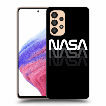 Picasee Samsung Galaxy A53 5G Hülle - Schwarzes Silikon - NASA Triple