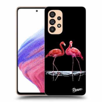 Picasee ULTIMATE CASE für Samsung Galaxy A53 5G - Flamingos couple