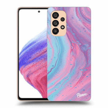 Hülle für Samsung Galaxy A53 5G - Pink liquid