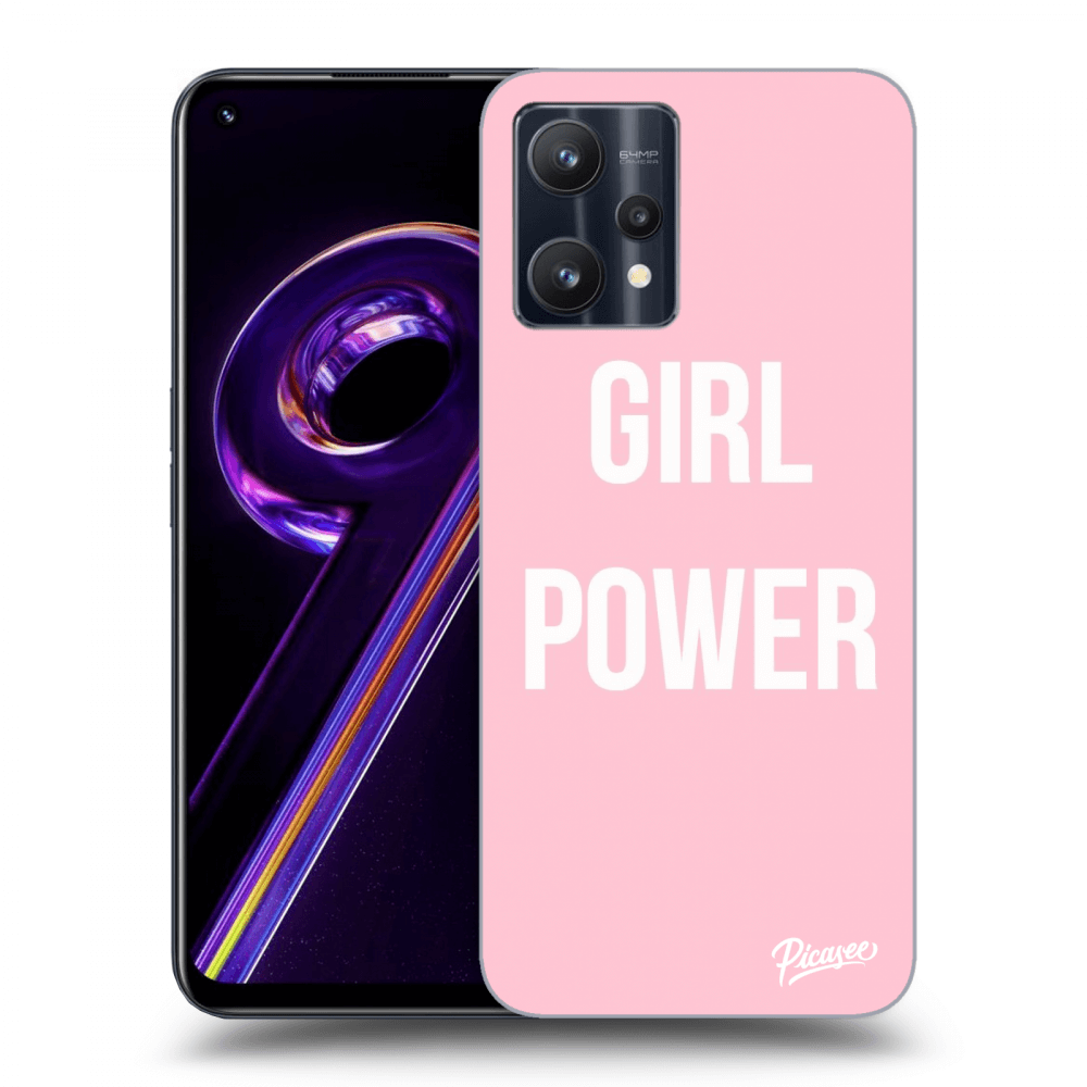 Picasee Realme 9 Pro 5G Hülle - Schwarzes Silikon - Girl power