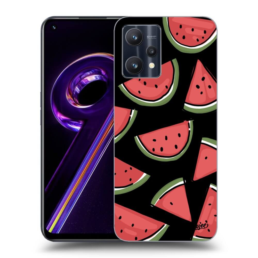 Picasee Realme 9 Pro 5G Hülle - Schwarzes Silikon - Melone