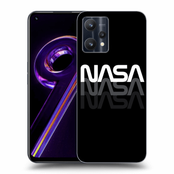 Picasee Realme 9 Pro 5G Hülle - Schwarzes Silikon - NASA Triple