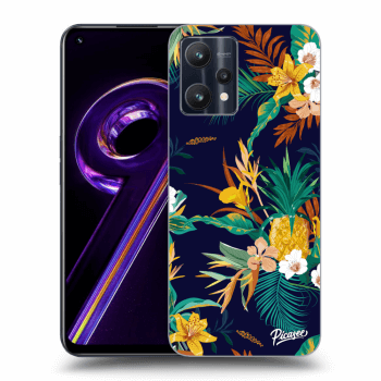 Picasee Realme 9 Pro 5G Hülle - Schwarzes Silikon - Pineapple Color