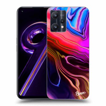 Picasee Realme 9 Pro 5G Hülle - Schwarzes Silikon - Electric