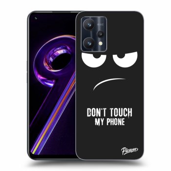 Picasee Realme 9 Pro 5G Hülle - Schwarzes Silikon - Don't Touch My Phone