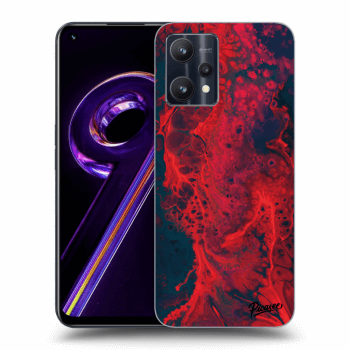 Picasee Realme 9 Pro 5G Hülle - Transparentes Silikon - Organic red