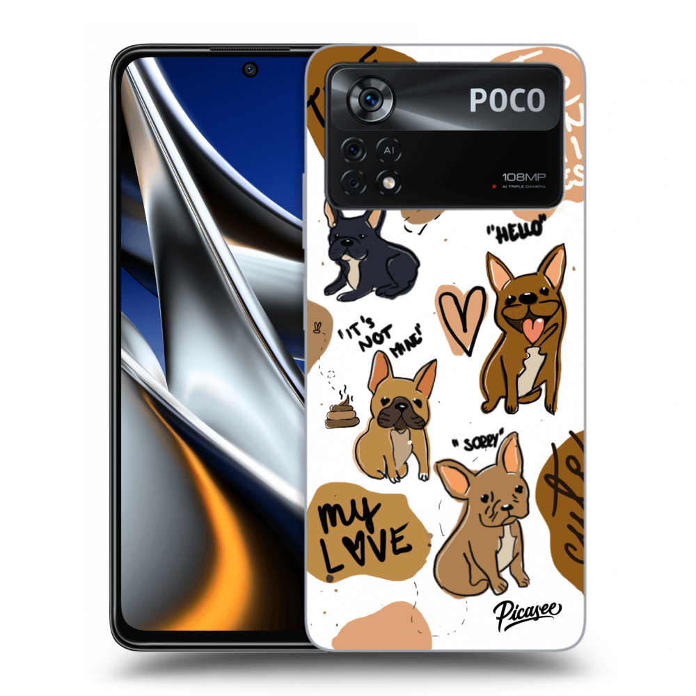 Picasee ULTIMATE CASE für Xiaomi Poco X4 Pro 5G - Frenchies