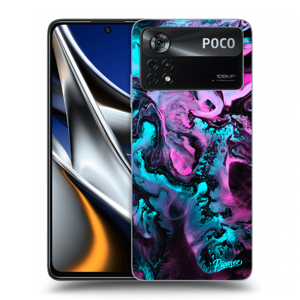 Picasee Xiaomi Poco X4 Pro 5G Hülle - Schwarzes Silikon - Lean