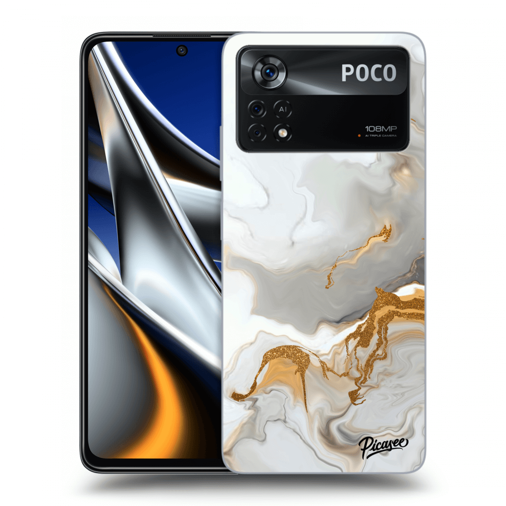 Picasee Xiaomi Poco X4 Pro 5G Hülle - Schwarzes Silikon - Her