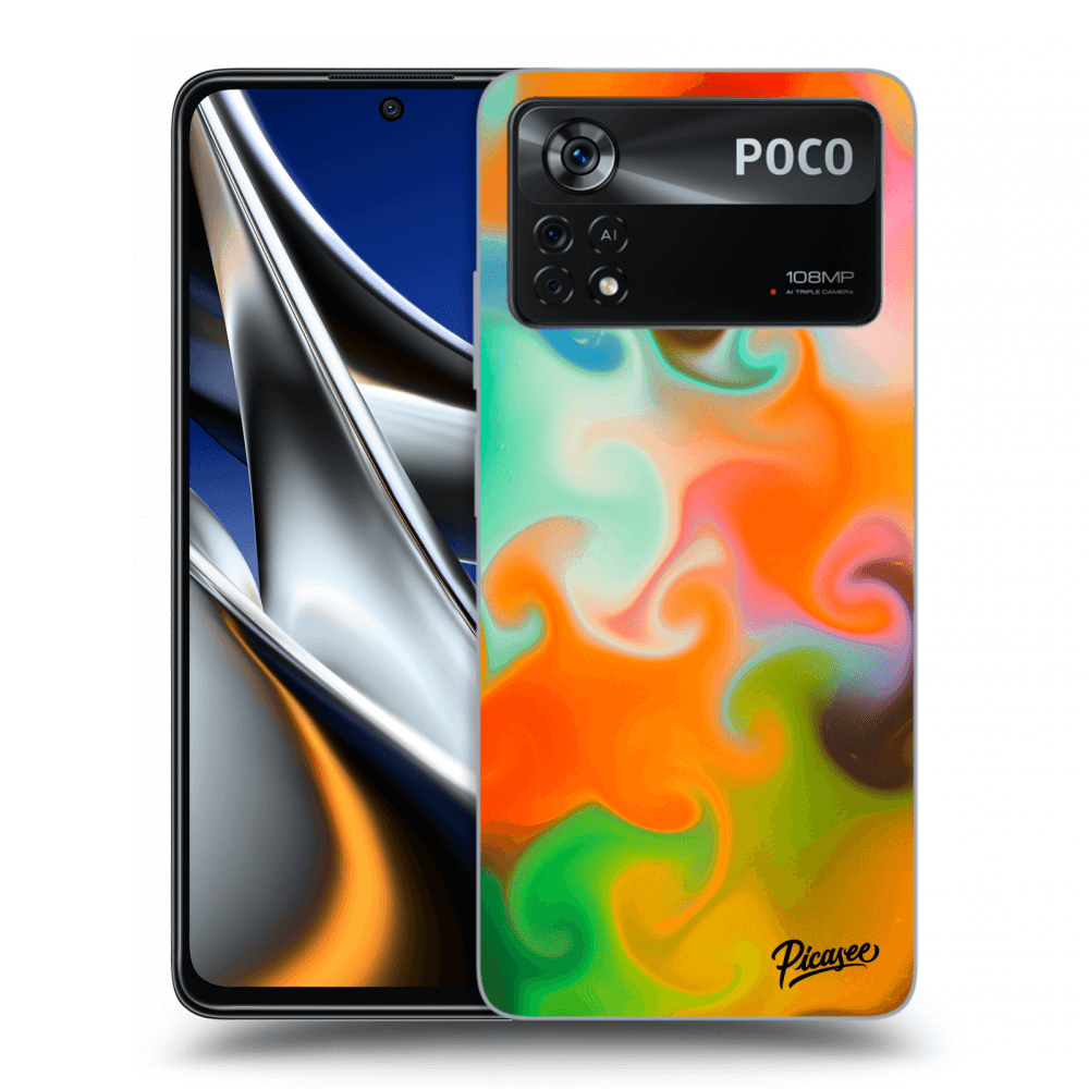 Picasee Xiaomi Poco X4 Pro 5G Hülle - Schwarzes Silikon - Juice