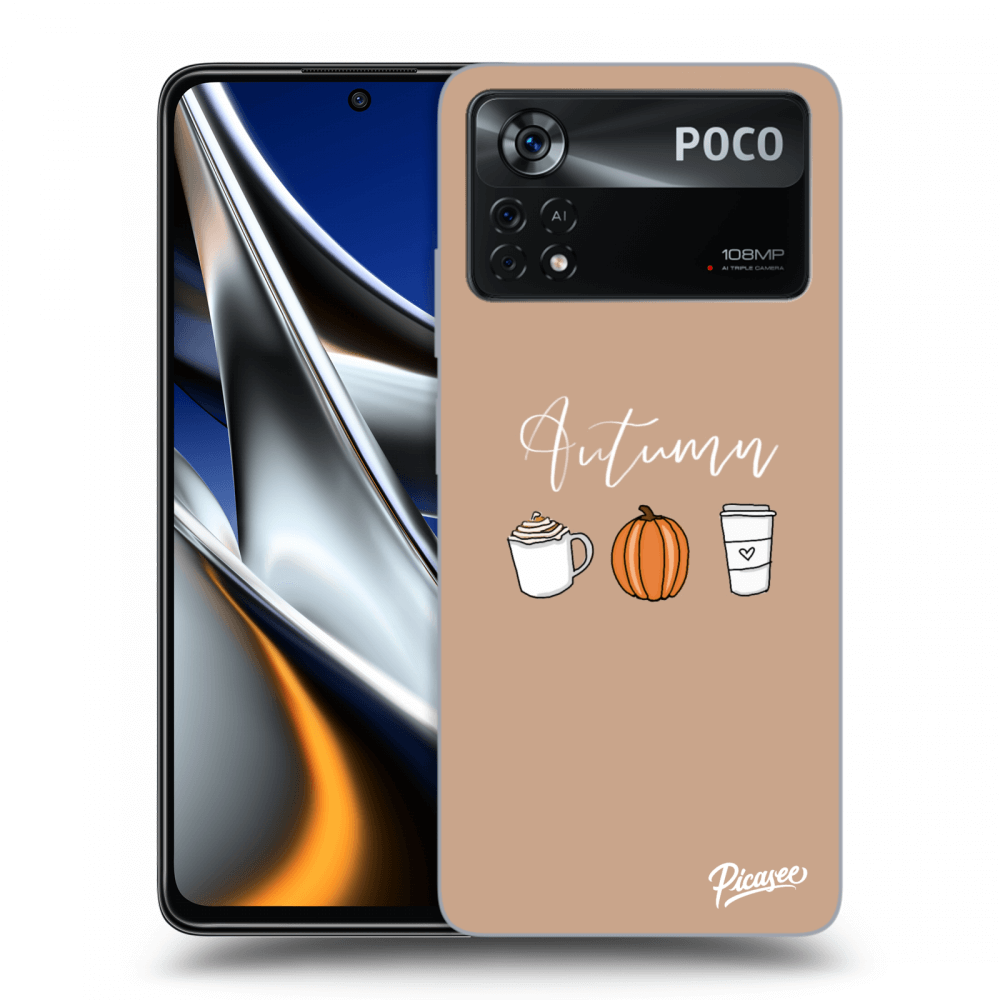 Picasee Xiaomi Poco X4 Pro 5G Hülle - Transparentes Silikon - Autumn