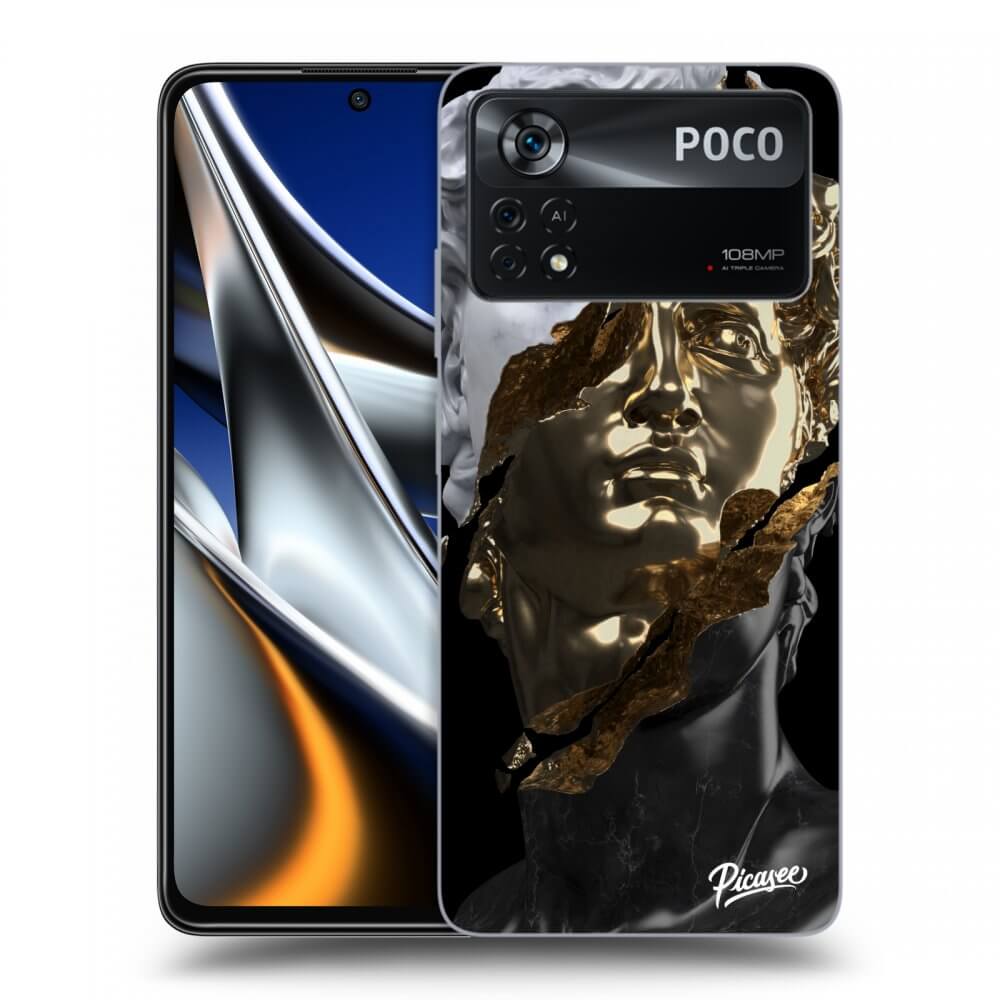 Picasee Xiaomi Poco X4 Pro 5G Hülle - Schwarzes Silikon - Trigger
